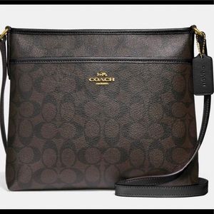 Coach File Crossbody In Signature Canvas